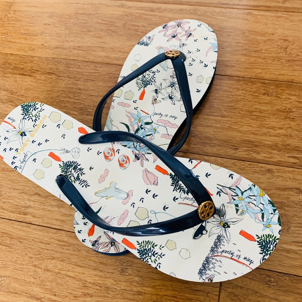 New Tory Burch Flip Flops